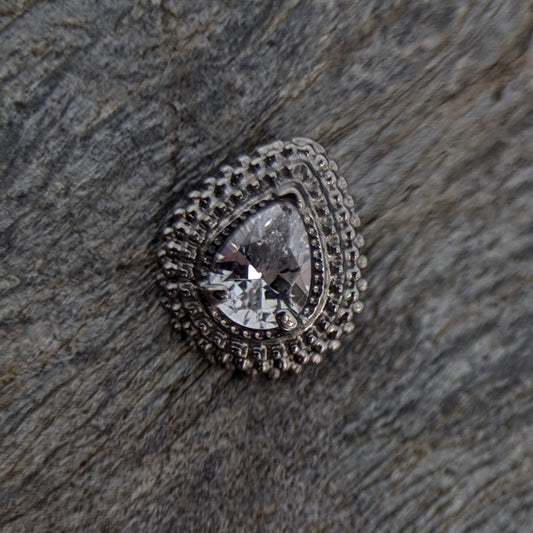 Millgrain Waterdrop Gem image 0