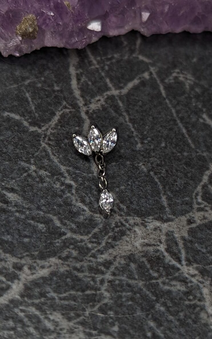 Lotus dangling gem image 0