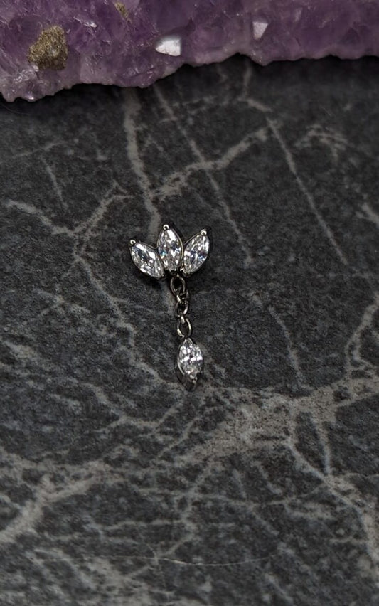 Lotus dangling gem image 0
