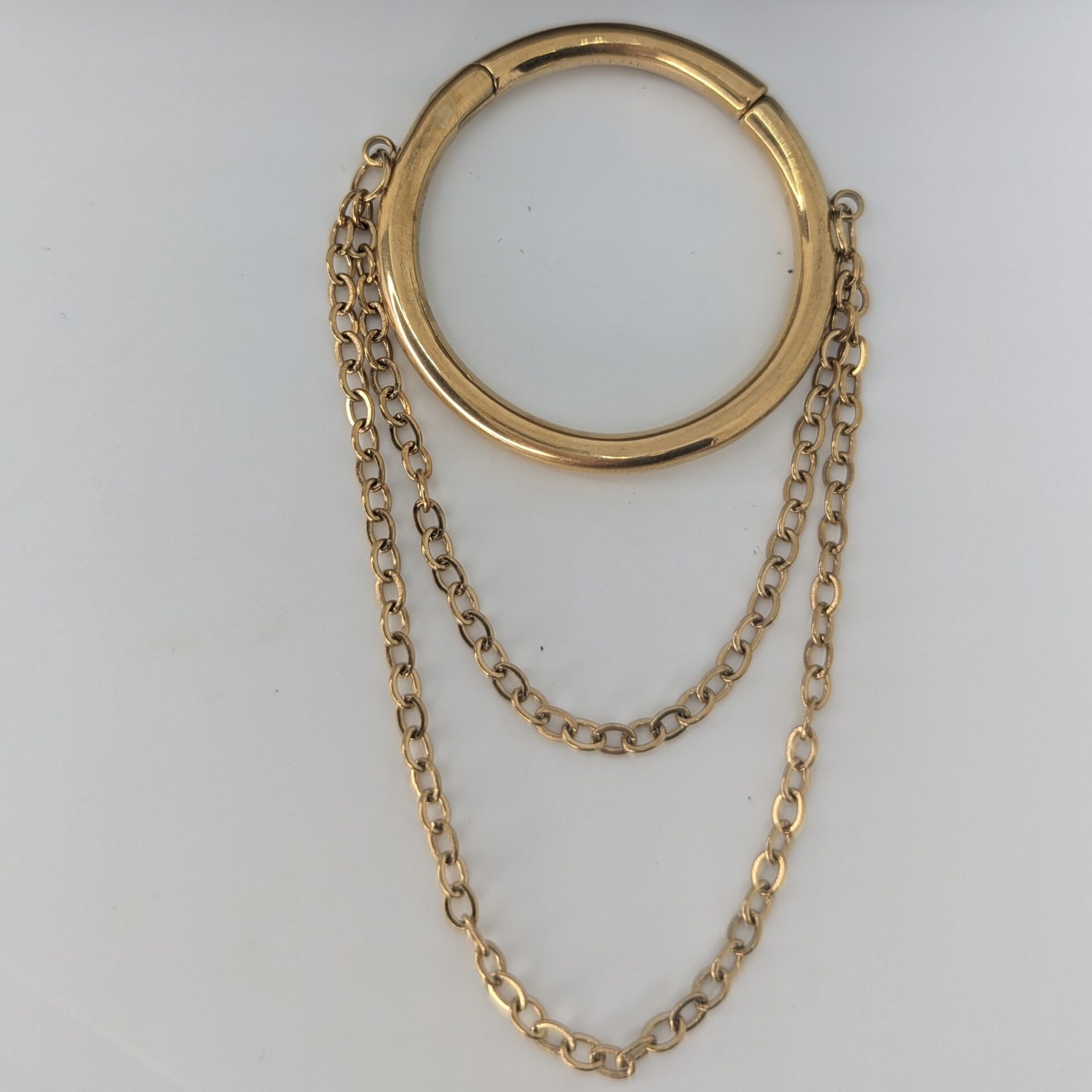 Hanging Chain Clicker 4mm - PVD oro image