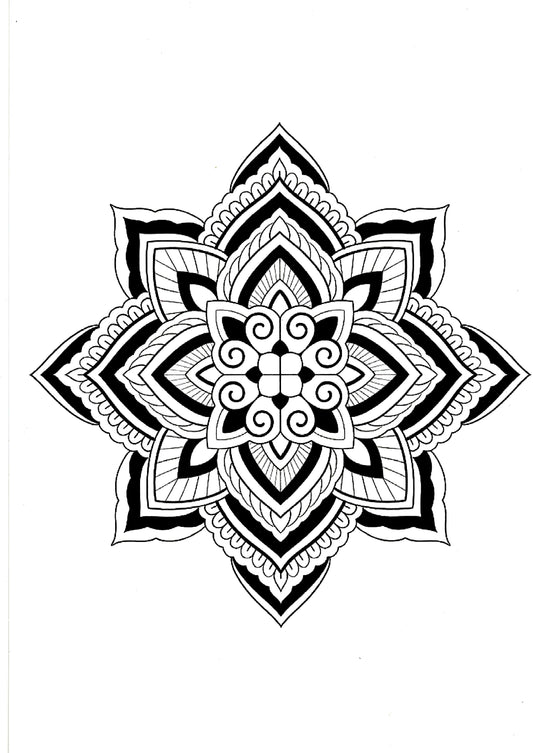 MANDALA 1 - stampa A4
