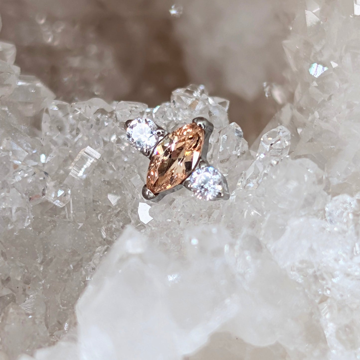 Delicate marquise champagne