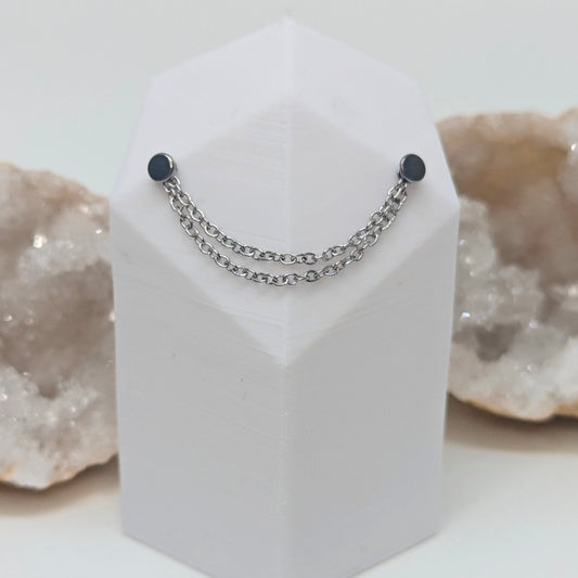 Double chain ACCIAIO