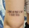 tatuaggio scritta stampatello