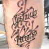 tattoo scritta freehand