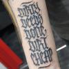 tattoo scritta