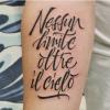 tattoo scritta freehand
